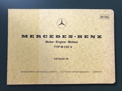 Merceds-Benz Motor TYP M130 V CATALOG B
