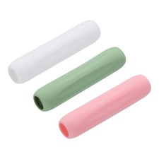 3pcs Pen Grip Silicone Case Silicone Ergonomic, White, Green, Pink