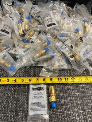 #ad 24 QTY BULK LOT GENERANT 60 PSI 24.12 BAR PRESSURE OXYGEN RELIEF VALVE NEW $155.00