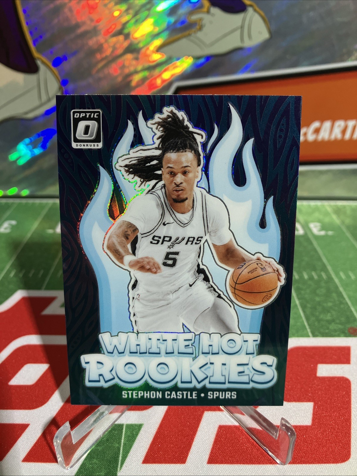 2024-25 Panini Donruss Optic - White Hot Rookies Stephon Castle #6 Purple Prizm