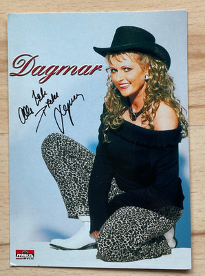 Dagmar Tietze Lay D original signierte Autogrammkarte Ak Sängerin Musik  alt