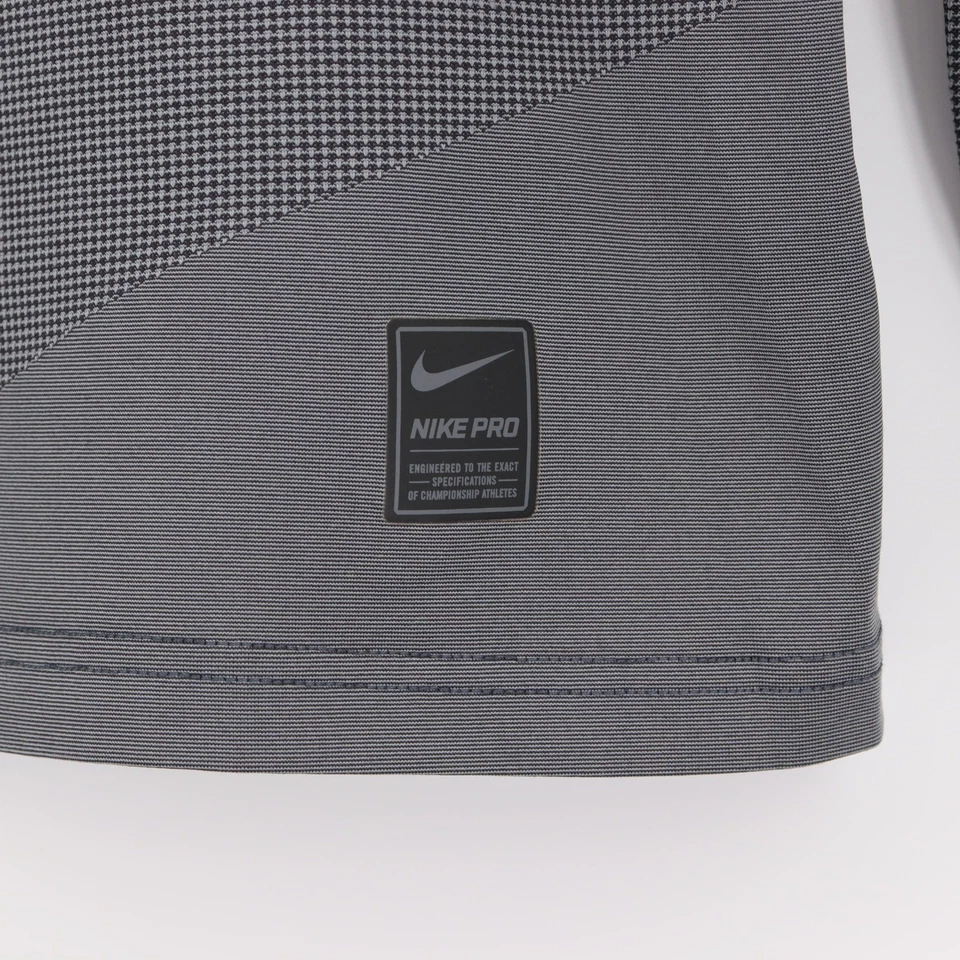 Camisa de entrenamiento Nike Pro Hyperwarm AeroLoft ajustada para hombre talla L gris manga larga Foto 4 de 4