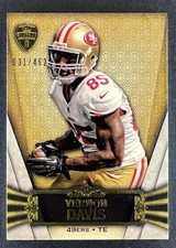 Vernon Davis 2012 Topps Supreme #18 #/462 San Francisco 49ers