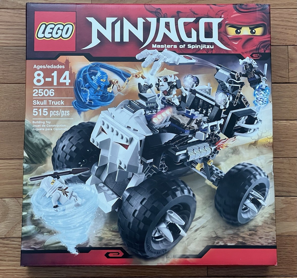 LEGO 2506 NINJAGO: Skull Truck Retired Hard to Find Building Brand