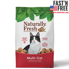 Naturally Fresh Multi Cat Litter, 40 lb. Bag.Free ship NEW USA WAREHOUSE