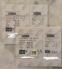 The Odyssey IMAX 70mm Lincoln Sq 2 Tickets August 30 10am D22,D23 Center Seats