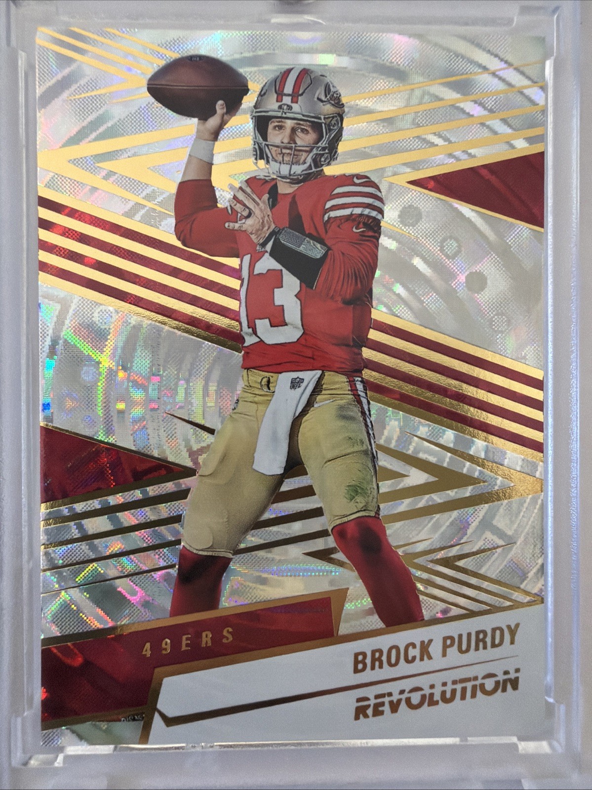 2025 Panini Revolution - Brock Purdy #150 Fractal /99 San Francisco 49ers