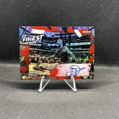2025 Topps Finest WWE Finest Moments Damian Priest Red /10