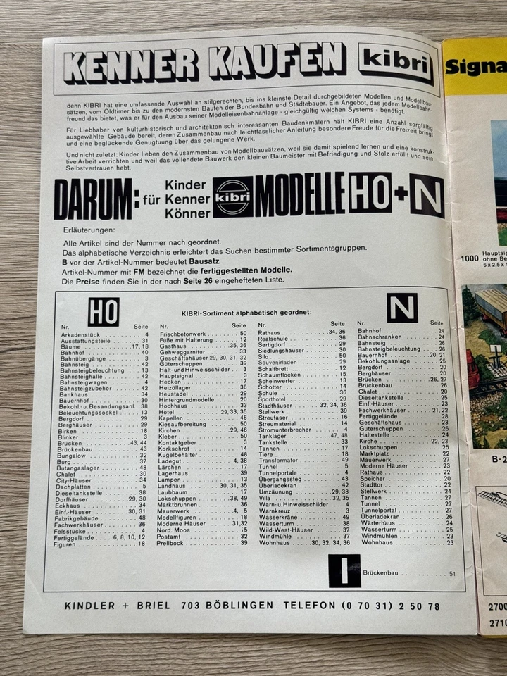 original KIBRI Katalog 1973/74 ** RARITÄT ** - Bild 2 von 4
