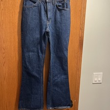 Vintage 1980s Levi s Orange Tab 646 flared bell bottom denim jean Measured 32x32