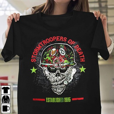 S.O.D. Band T-Shirt Established 1985 Stormtroopers Of Death Thrash Metal Tee S-4