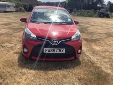 Toyota Yaris Sport VVT-1 1329 CC Petrol Manual 2016 5 Door Hatchback Red