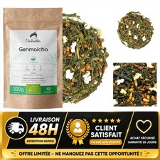 Chabiothé Thé Vert Genmaicha Bio Japon 200g Riz Soufflé Bancha