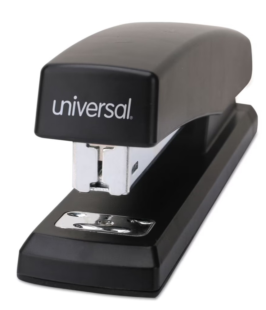 Stapler Universal 43118 20-Sheet Capacity Economy Full-Strip - Black. New-image
