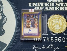 Panini Sealed Donruss Optic DOMINATORS SIGNATURES GOLD - Tyrese Maxey (10/10)