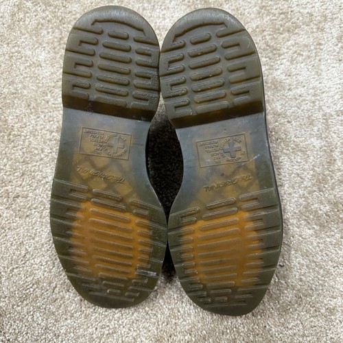 Black Doc Martens Boots Size 10 Slip On - Picture 3 of 4