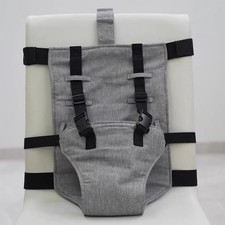 Baby Toddlers High Chair Travel Seat Home Long Adjustable Straps Family Useful