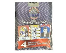 2026 Leaf Metal President's Day Sealed Hobby Box (4 Cards per Box)