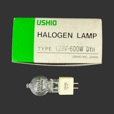 Vintage Ushio Halogen Lamp Type 120V 600W DYH With Original Box