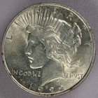 1922 $1 Peace Silver Dollar-BU
