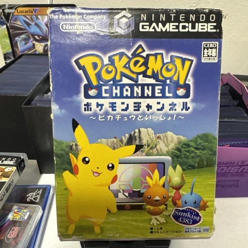 Pokemon Channel JAPANESE Nintendo GameCube cib complete in box