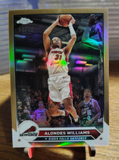 2024 NBA G-League #80 Alondes Williams Chrome Gold Refractor 44/50
