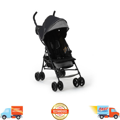 Ingenuity 3Dmini Lightweight Umbrella Stroller, Portable Baby Travel Gear, Gray