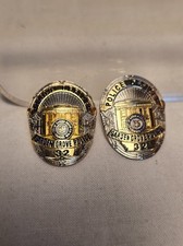 2 MINI  GARDEN GROVE CALIFORNIA Police Officer Badges Replica Pins