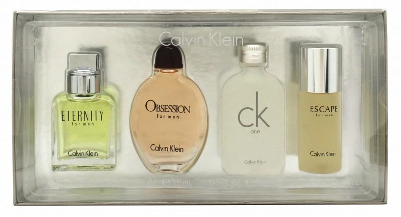 Calvin Klein Miniature Gift Set 15ml Eternity EDT + 15ml Obsession EDT + 15ml CK