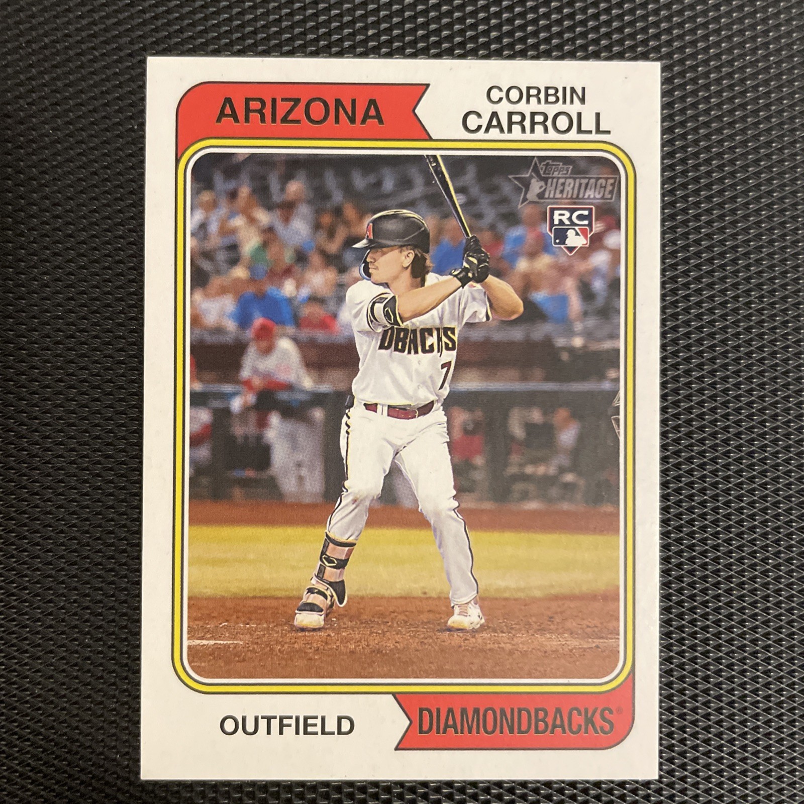 2023 Topps Heritage - Name Position Swap Variation Corbin Carroll #209 (RC)