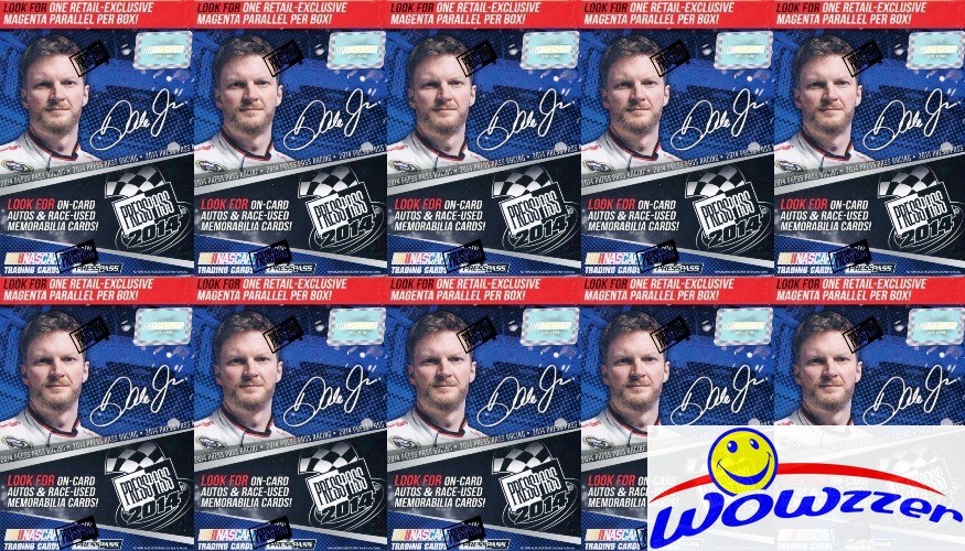 (10)2014 Press Pass Nascar Racing EXCLUSIVE Sealed Blaster Box-Magenta Parallel