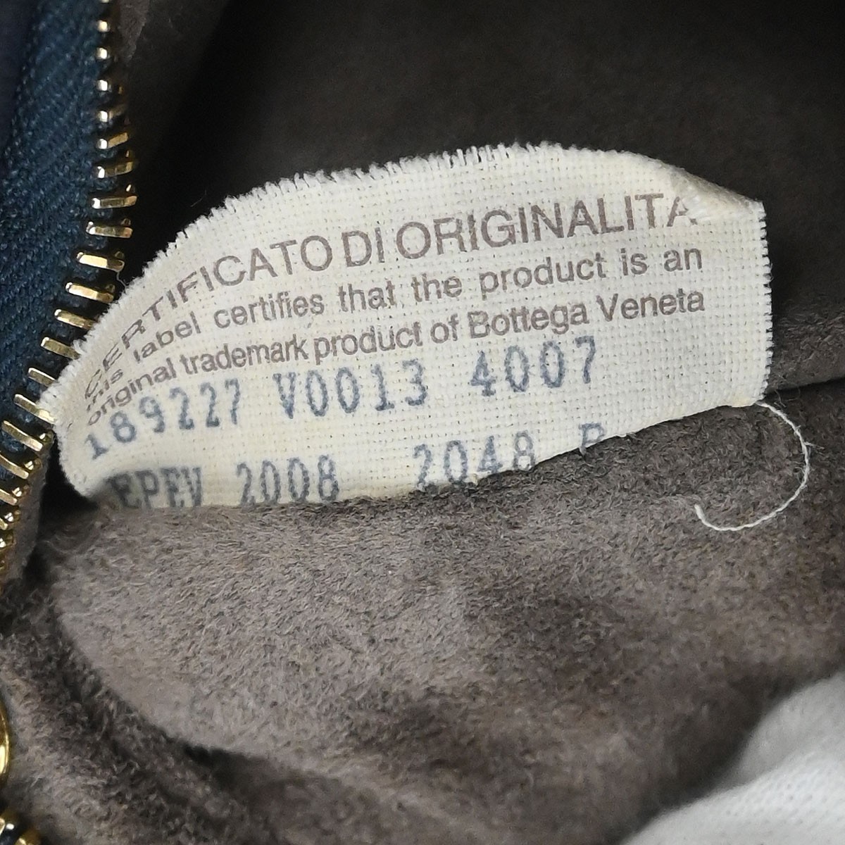 Bottega Veneta Blue Lambskin Intrecciato Hobo Handbag EPEV 2008 2048 B 135666 thumbnail 10