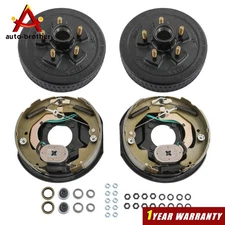 5 on 5 Bolt Circle Drum Kits w/10" x 2-1/4" Electric Brake for 3500lbs Trailer