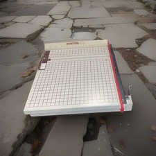 Boston Heavy Duty 2612 Paper Cutter Trimmer 12" Safety Guard Lock Inch Metric