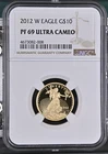 NobleSpirit GOLD 2012 W American Eagle $10 1/4 Oz NGC PF 69 Ultra Cameo