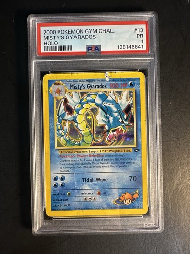 Misty's Gyarados (Unlimited) graded PSA 1 for sale on eBay