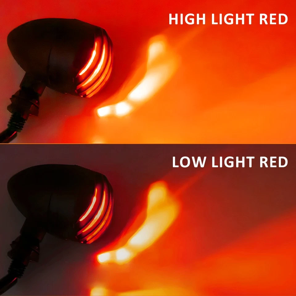 Luz de freno trasera intermitente de señal de giro halógena para Yamaha V Star XVS 1100 1300 650 Foto 4 de 4