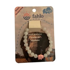 Fahlo Animal Tracking Bracelet, Elephant. Color: Kenya Orchid Pink