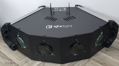 Paar QTX Light Helios Flower 4 Disco Lichter 151.566UK Retro siehe Beschreibung 