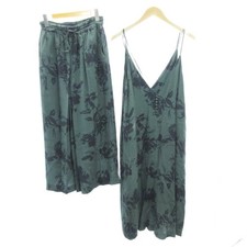 【Dresses】SACRA Women's Green Skirt and Cami Dress Set -123514041 -