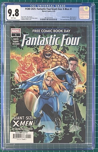 FCBD 2025: Fantastic Four/Giant-Size X-Men Issue #1 June CGC 9.8