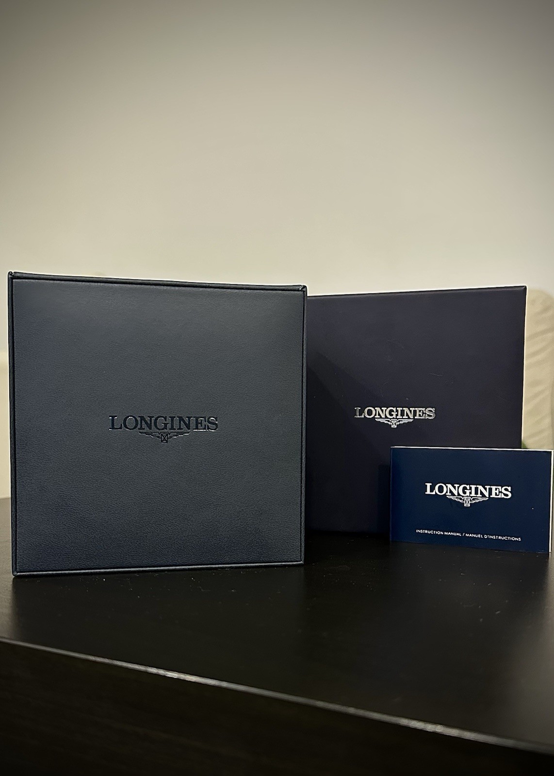 Longines Chronometer Automatic Black Dial Brown L… - image 5