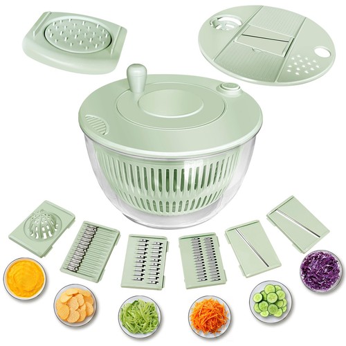 Große Pasta Salat Schüssel Schleuder Gemüse Obst Waschen Salat und Pommes Trockner - Bild 6 von 7