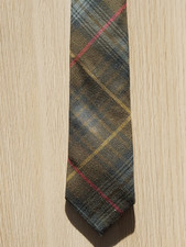 New Men's Necktie. Stewart Weathered Hunting Tartan. Stnd. Lochcarron. Scotland.