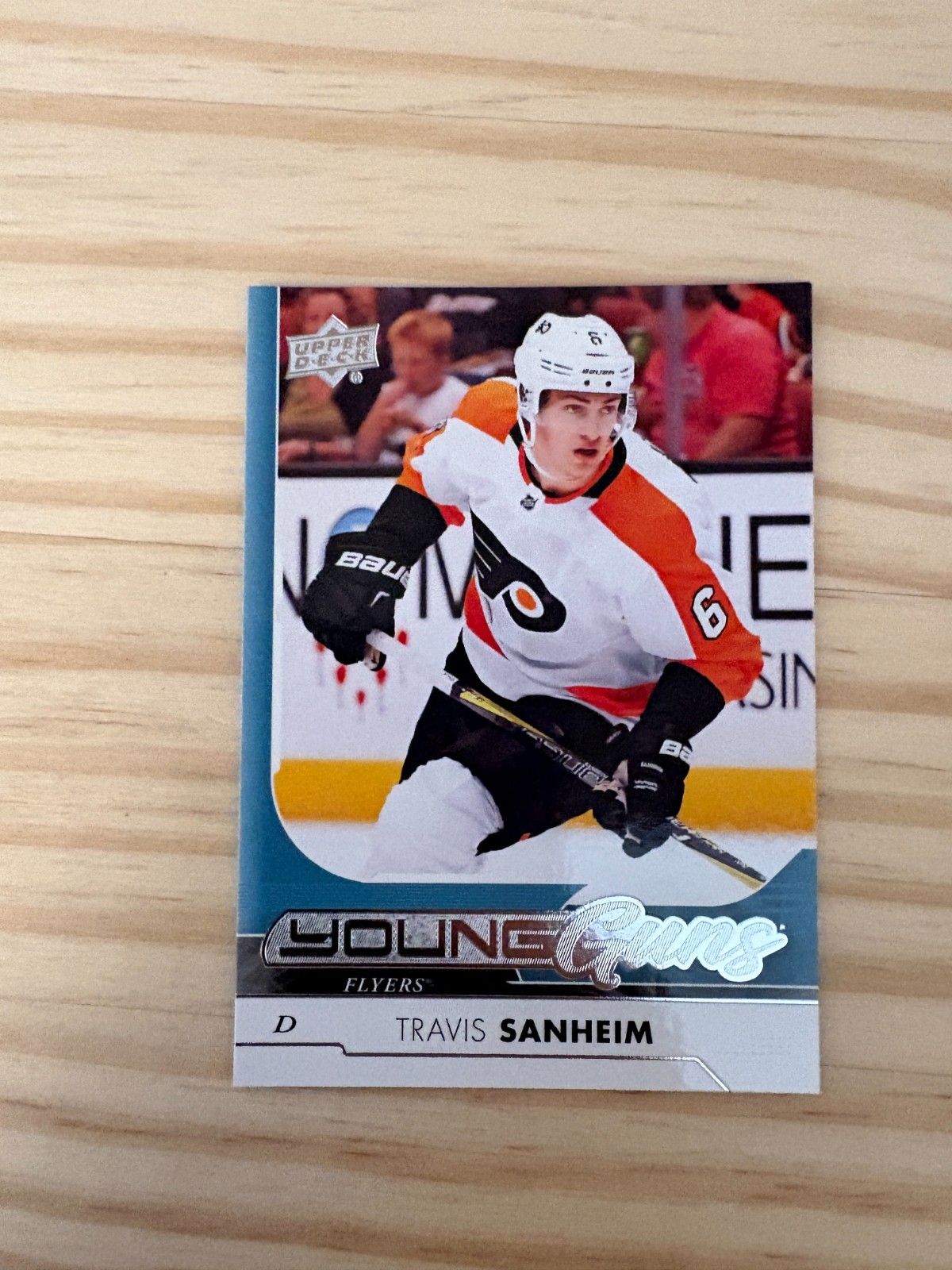 2017-18 Upper Deck #214 Travis Sanheim YG RC - Philadelphia Flyers