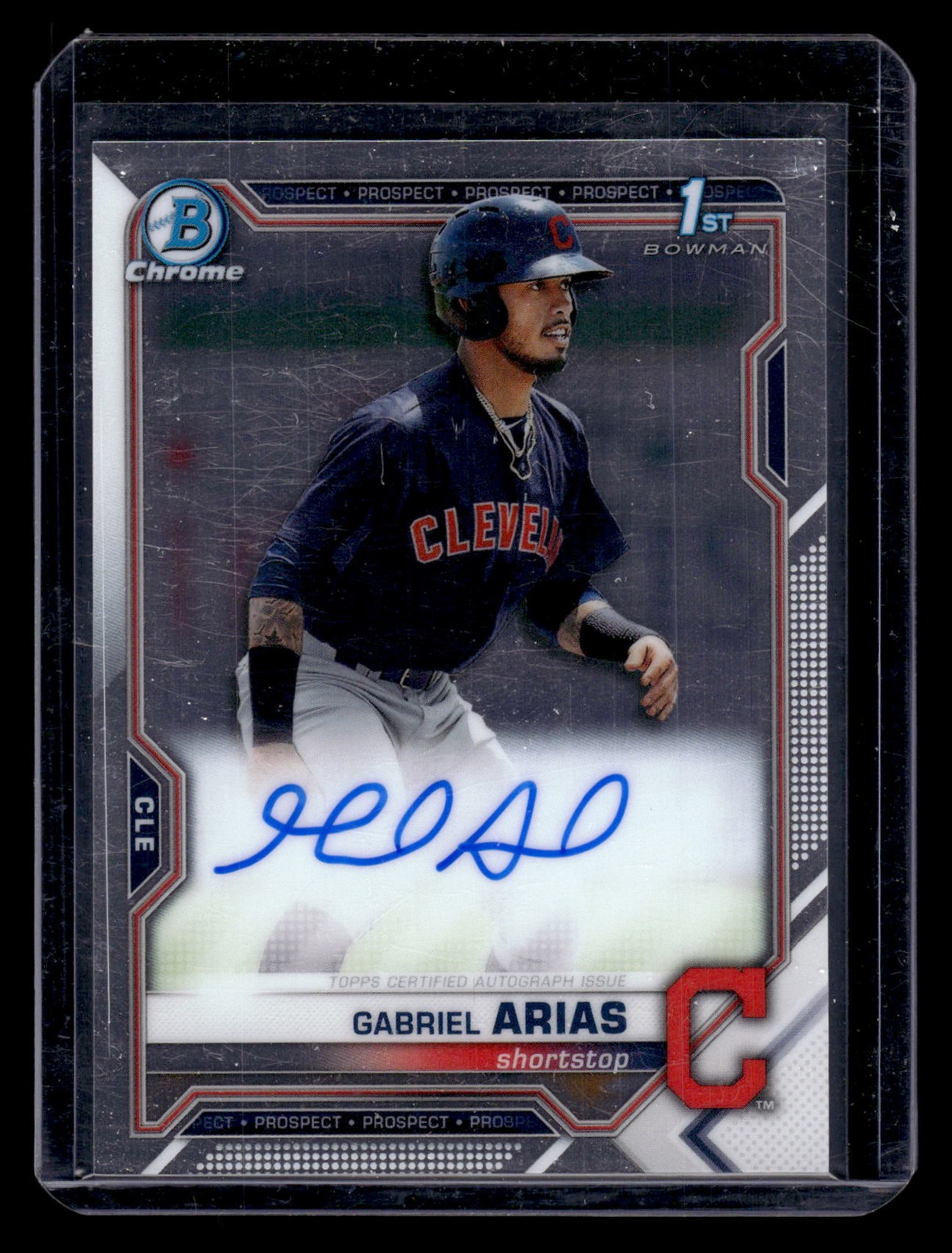 2021 Bowman #CPA-GA Gabriel Arias Chrome Prospect Autographs