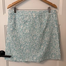 RipSkirt Hawaii Women  s Large Floral Wrap Skirt White Blue