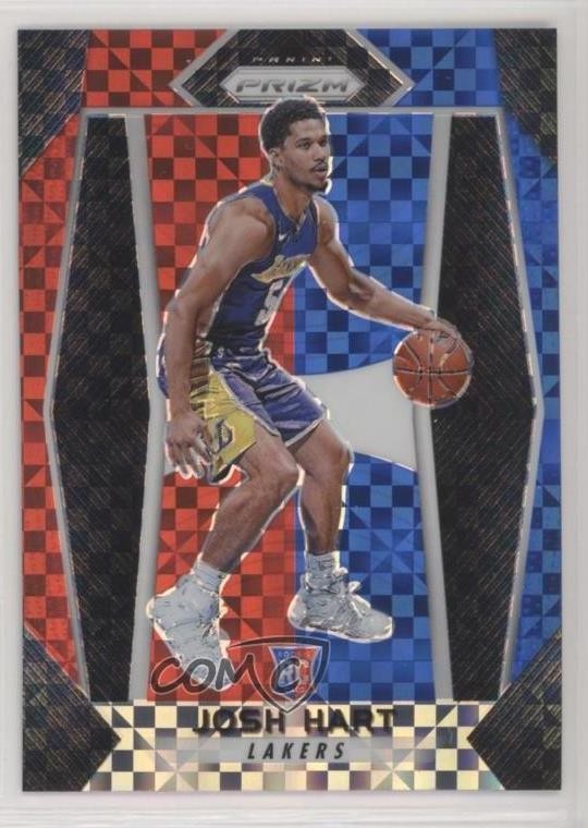 2017-18 Panini Prizm Red White & Blue Prizm Josh Hart #282 3zh