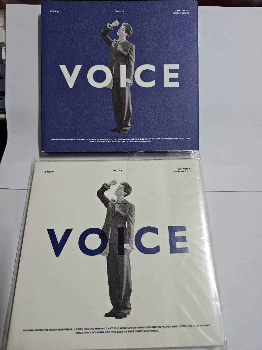 ONEW オニュ  The FIRST MINI ALBUM VOICE 未開封 SHINee ONEW VOICE White ver. 1st Mini Solo Album 2018 CD +