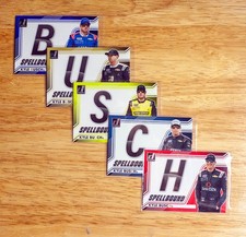 Kyle Busch Spellbound Complete Set 2026 Donruss NASCAR Lot of all 5 Cards